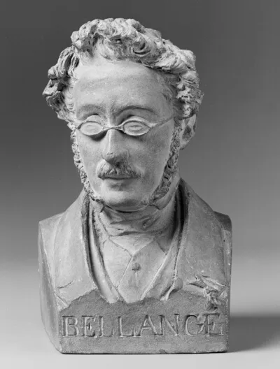 Jean-Pierre Dantan, Portrait Bust of Joseph-Louis-Hippolyte Bellange