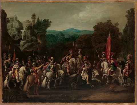 Claude Deruet, Departure of the Amazons