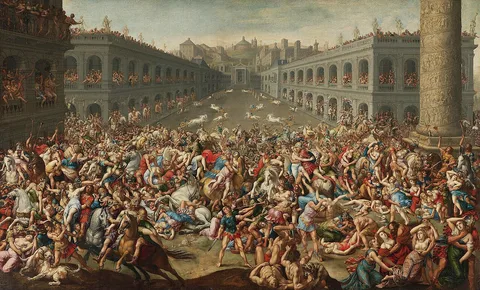 Claude Deruet, The Rape of the Sabine Women