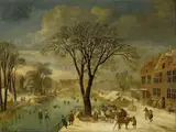 Jacques Fouquier, Winter scene