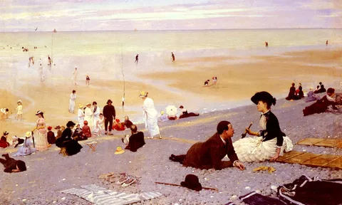 Albert Aublet, On the Shingle