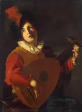 Nicolas Tournier, Lute Player