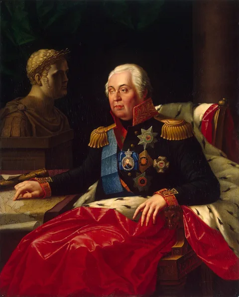 Józef Oleszkiewicz, Portrait of Mikhail Kutuzov (Golenishchev-Kutuzov, Prince of Smolensk)
