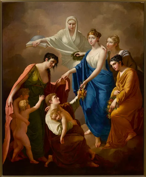 Józef Oleszkiewicz, Apotheosis of Empress Elizabeth Alexeievna.