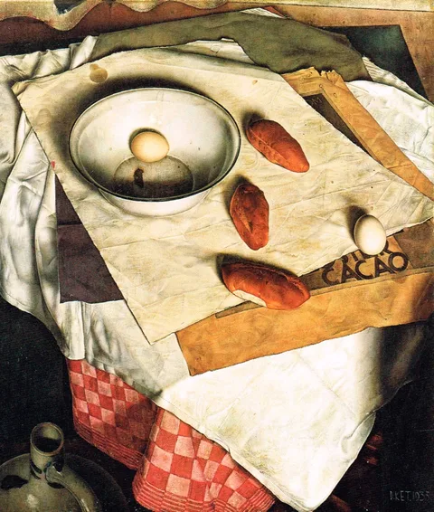 Dick Ket, Still-life with Bread Rolls
