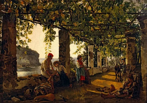 Sylvester Shchedrin, Terrace on the Seashore