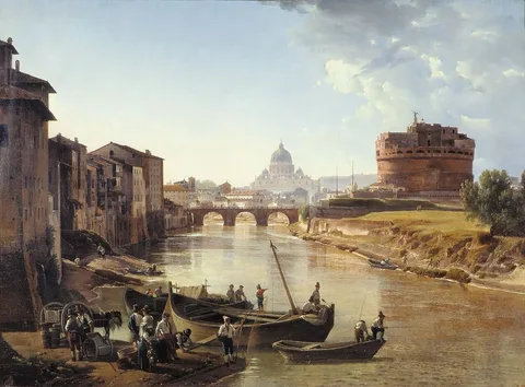 Sylvester Shchedrin, The New Rome. Castel Sant'Angelo