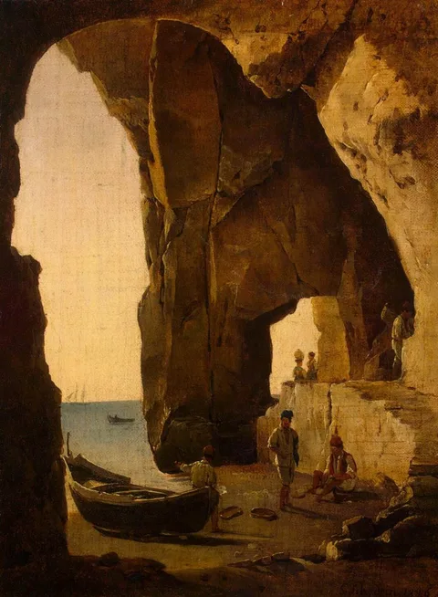 Sylvester Shchedrin, View of the Grotto at Sorrento