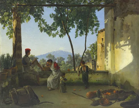 Sylvester Shchedrin, Balcony In Sorrento