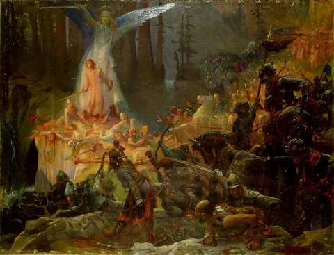 Gaston Bussière, La Meute