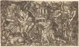Jean Duvet, A King and Diana Receiving Huntsmen