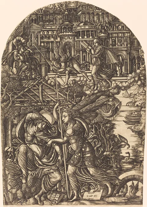 Jean Duvet, The Angel Shows Saint John the New Jerusalem