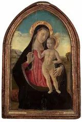 Fiorenzo di Lorenzo, Madonna and Child in a Landscape