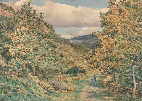George Price Boyce, A Road Near Bettws-y-Coed