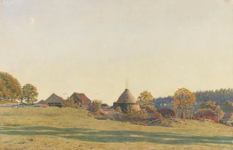 George Price Boyce, Brickfield at Pitland Street, Surrey