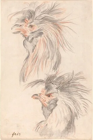 Johann Rudolph Schellenberg, Fighting Cock
