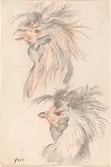 Johann Rudolph Schellenberg, Fighting Cock