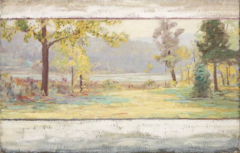 J. Ottis Adams, Sketch for Sun Room of Indianapolis City Hospital