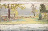 J. Ottis Adams, Sketch for Sun Room of Indianapolis City Hospital