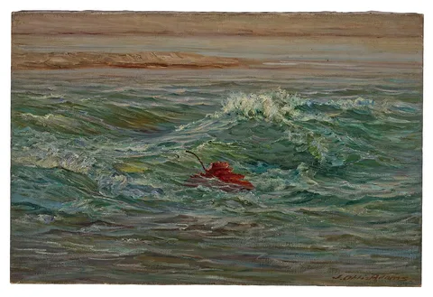 J. Ottis Adams, The Wave-Whitewater, Brookville, Indiana (Autumn on Whitewater)