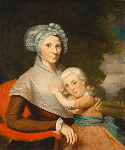 Ralph Earl, Martha Tennent Rogers (Mrs. David Rogers) and Her Son, probably Samuel Henry Rogers