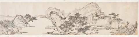 Xiao Yuncong, Landscape with Mountains and Rivers