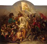 Hermann Stilke, Joan of Arc in Battle (Central Part of ''The Life of Joan of Arc'' Triptych)