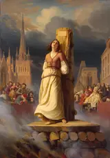 Hermann Stilke, Joan of Arc's Death at the Stake (Right-Hand Part of ''The Life of Joan of Arc'' Triptych)