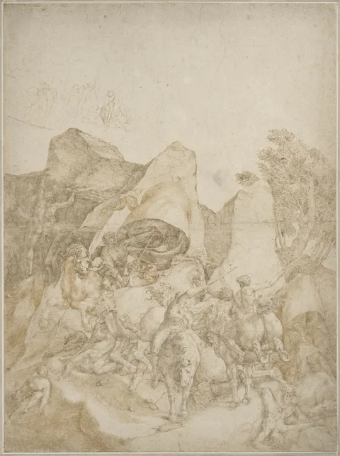 Lelio Orsi, Cavalry Battle