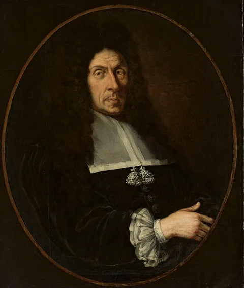 Claude Lefèbvre, Portrait of a man in a black wig
