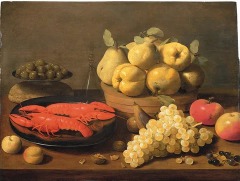 Jacob van Es, Still Life with Lobster on a Pewter Plate