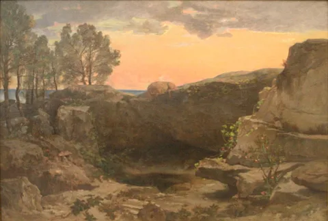 Jules Laurens, Landscape, Memory from Asia Minor