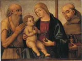 Filippo Mazzola, The Virgin and Child with Saints