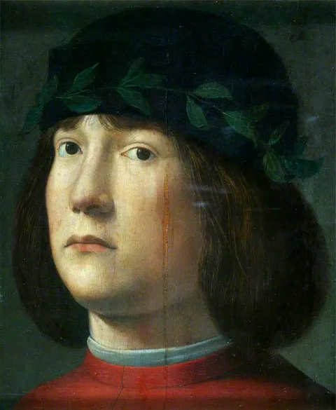 Filippo Mazzola, Head of a Laurel-Crowned Poet (?)
