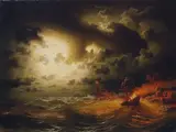 Marcus Larson, Burning Steamer