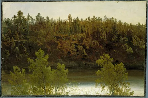 Marcus Larson, Swedish Lake. Study
