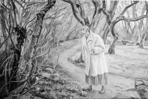 Fritz Syberg, Dorthealiljerne blomstrer