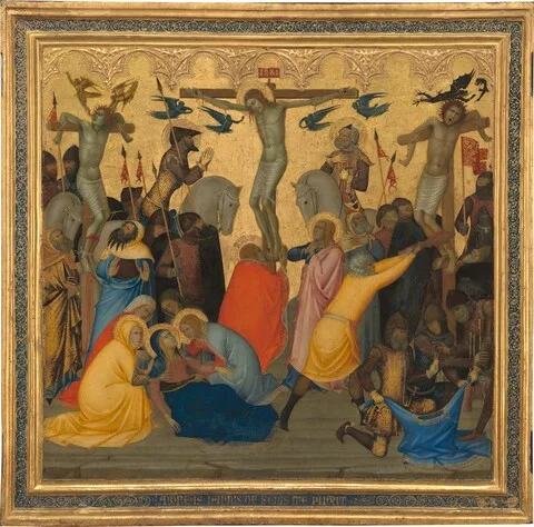 Andrea Vanni, Scenes from the Passion of Christ: The Crucifixion [middle panel]
