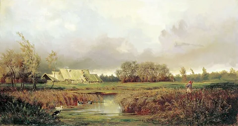 Yefim Volkov, Marsh in Autumn