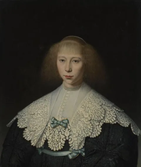 Dirck van Santvoort, Portrait of Agatha Geelvinck (1617-1638)