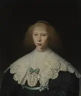 Dirck van Santvoort, Portrait of Agatha Geelvinck (1617-1638)
