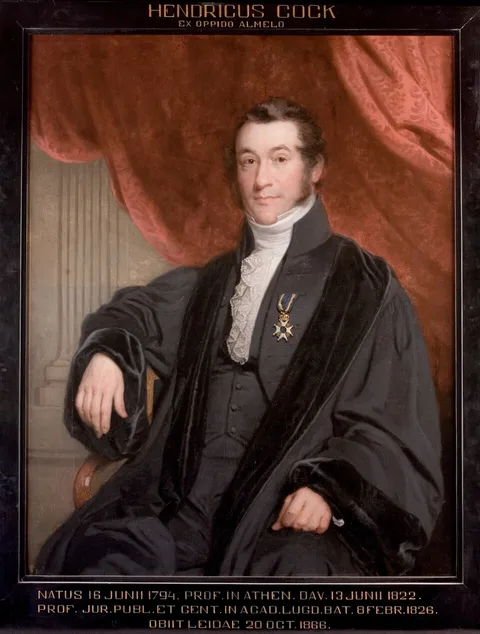 Charles Howard Hodges, Portrait of Henricus Cock, professor of Law in Leiden