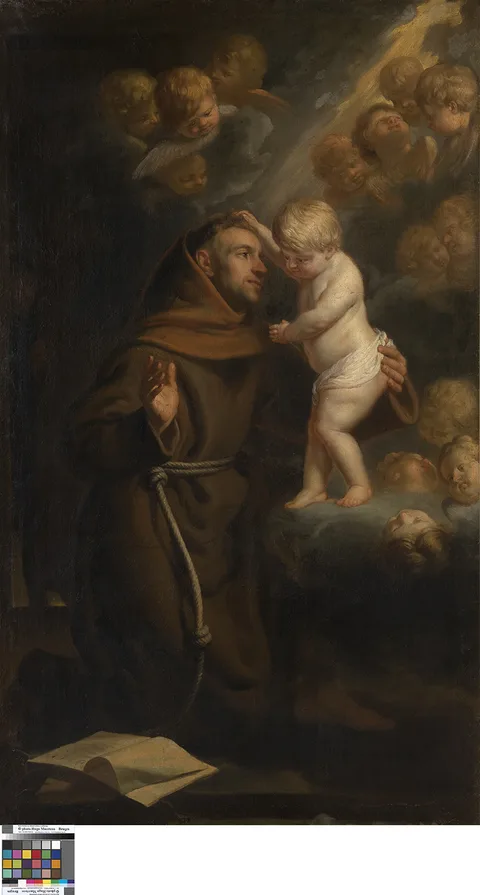 Jacob van Oost, The Infant Christ appears to Saint Antony