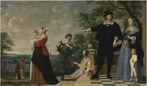 Jacob van Oost, Portrait of a Bruges family