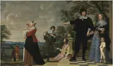 Jacob van Oost, Portrait of a Bruges family
