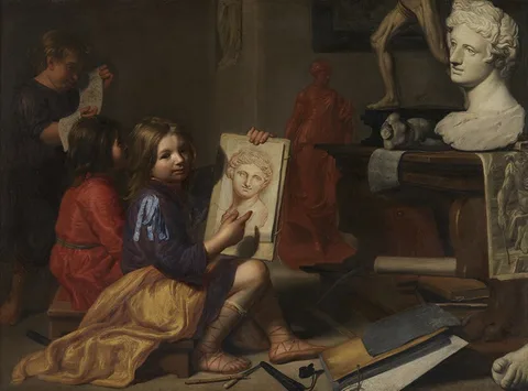 Jacob van Oost, The artist's Studio