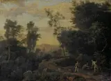 Abraham Genoels, Landscape with Diana Hunting