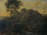 Abraham Genoels, Landscape with Diana and Calliope