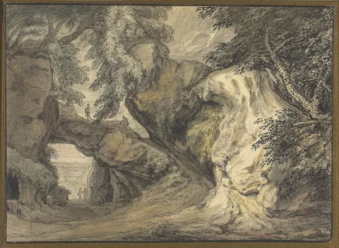 Abraham Genoels, Landscape with a Natural Arch