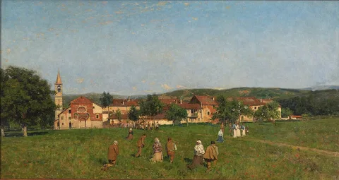 Serafín Avendaño, Procession in the Abbey at Tiglieto